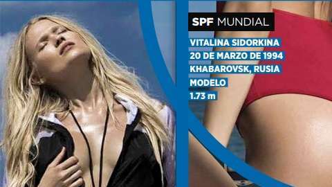 Vitalina Sidorkina es una destacada modelo rusa de la marca Victoria's Secret