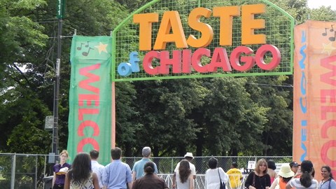 El festival culinario Taste of Chicago.