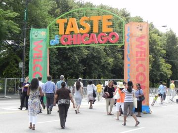 El festival culinario Taste of Chicago.