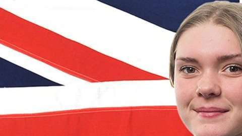 Ellie Soutter murió mientras entrenaba.