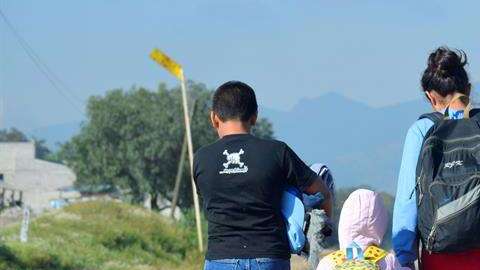 Migración de centroamericanos.