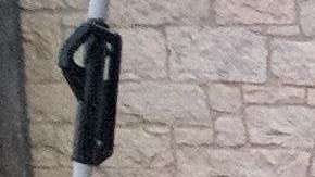 Las estatuas de la Sagrada Familia quedaron encerradas en protesta contra la política migratoria de Trump.