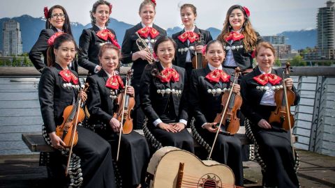 Mariachi Estrellas de Vancouver, de Canadá. EFE