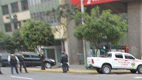 La zona fue acordonada.