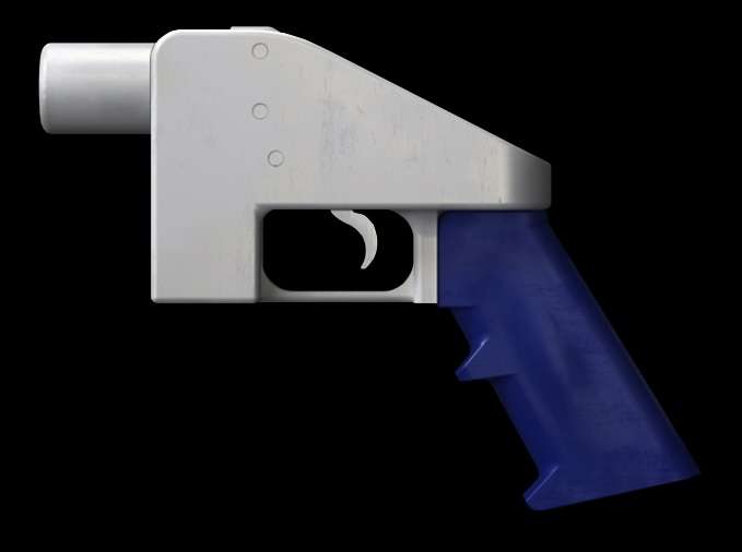 Los planos pueden usarse para fabricar una pistola de plástico con una impresora 3D.