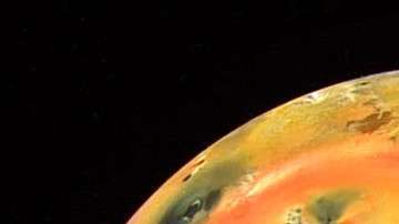 Así luce Ío, una de las lunas de Júpiter.