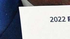 Jospeh Blatter cuando anunció que Qatar organizaría la Copa del Mundo de 2022.