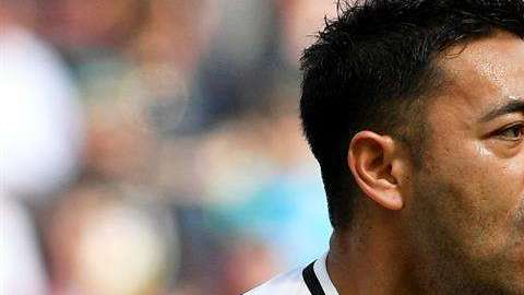 El mexicano Marco Fabián con el Eintracht Frankfurt. EFE/EPA/SASCHA STEINBACH