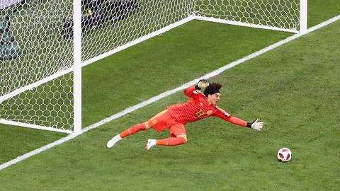 El momento del gol de Neymar. EFE
