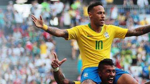 Neymar brilló contra México. EFE
