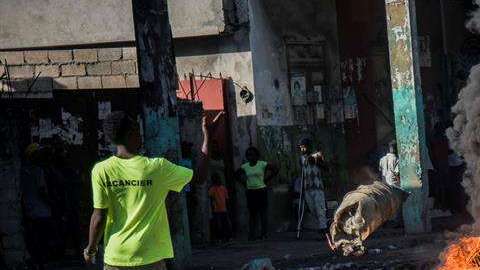 Violencia en Haití.