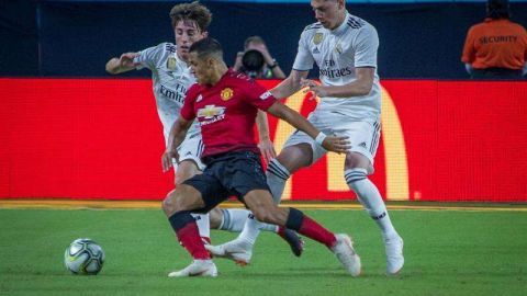 Real Madrid cayó en la Copa Internacional de Campeones con el Manchester United. (Foto: EFE/Giorgio Viera)