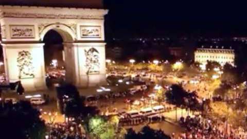 Se desataron disturbios en París durante los festejos por el pase de Francia a la final