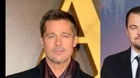 Brad Pitt y Leo DiCaprio.