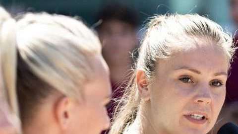 Jugadoras del Barcelona en Portland. FC Barcelona