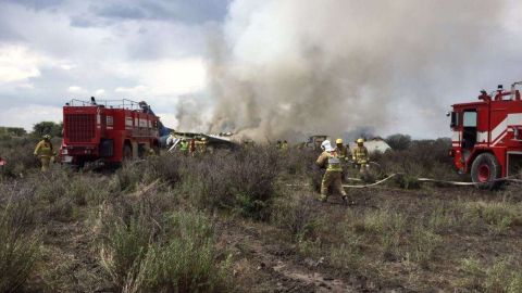 El avión trasladaba a 80 personas.