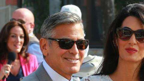 George y Amal Clooney.
