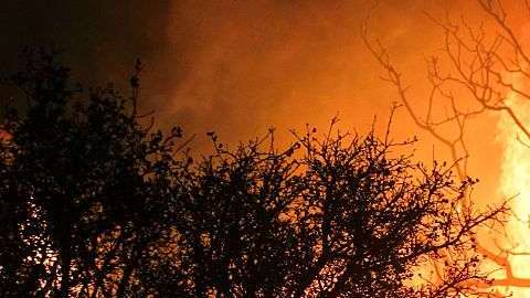 Bomberos combaten varios incendios en California.
