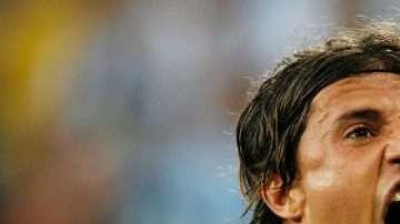 El legendario Hernan Crespo con la camiseta de la selección argentina.  (Foto: Shaun Botterill/Getty Images)