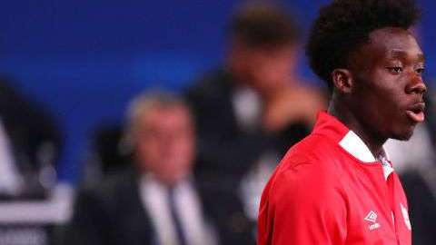 Alphonso Davies cuando se anunció el Mundial 2016 en Norteamérica. Getty Images