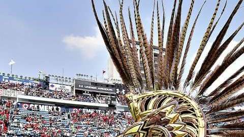 Imagen del tercer Tazón México de la Liga de Futbol Americano Profesional en el estadio Azul. (Foto: Imago7)