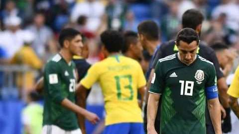 México no puede con la selección de Brasil en Mundiales. (Foto: Imago7/Alejandra Suárez)