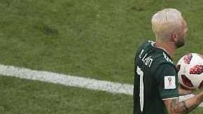 La escena del drama de Neymar ante un contacto de Layún en la Arena Samara. (Foto: Imago7/ Etzel Espinosa)