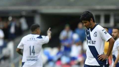 El Club Puebla jugó con uniformes alternativos el pasado sábado en el estadio Azteca. (Foto: Imago7/Alejandra Suárez)