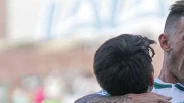 Brian Lozano festeja su gol para Santos Laguna ante Lobos BUAP. (Foto: Imago7)