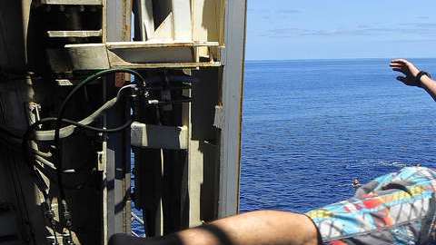 En el Mar Mediterráneo.