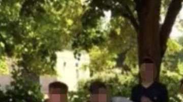 Parte de la ofensiva foto compartida en redes.,