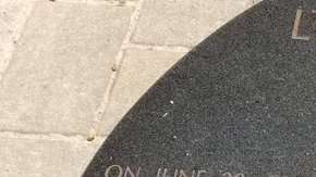 El monumento destruido