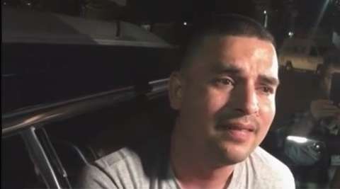 Villavicencio minutos después de volver a la calle