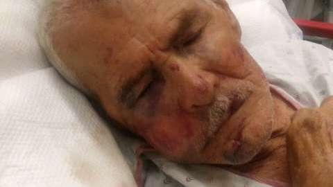 Rodolfo Rodríguez, de 92 años, fue dado de alta y ahora se recupera en su casa.