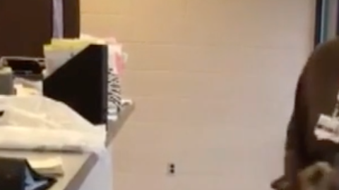 La desmesurada alegría de una mujer al encontrar a su perro.