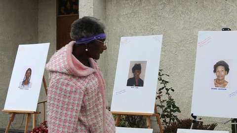 Fotos de las víctimas del asesino en serie Grim Sleeper.