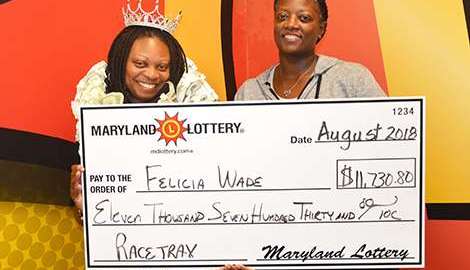 Felicia Wade (i) tiene una racha de buena suerte.