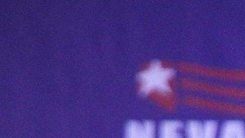 Trump asiste a una convención republicana en Nevada.