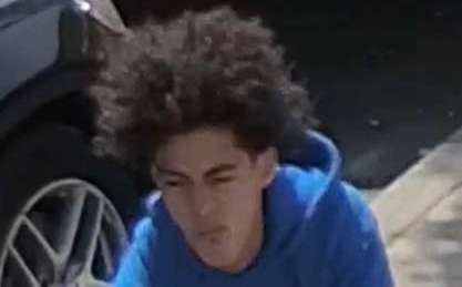 El presunto ladrón fue captado por cámaras de vigilancia.