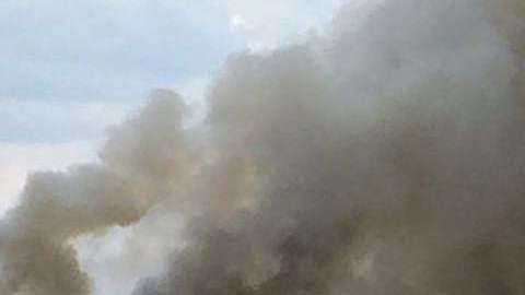 El avión de pasajeros de la aerolínea Aeroméxico. EFE