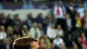 Diego Costa celebra un gol del Atlético Madrid ante el Real Madrid en la Supercopa de la UEFA. (Foto: EFE/TOMS KALNINS)