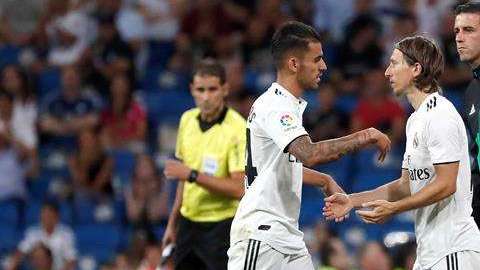 El croata del Real Madrid Luka Modric entró de cambio durante el Real Madrid - Getafe CF. (Foto: EFE/Kiko Huesca)