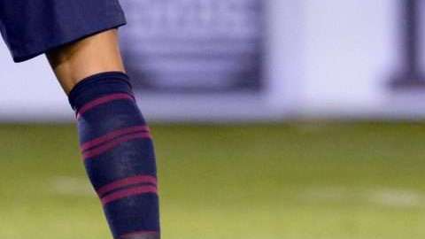 Estado en que se encuentra el césped del estadio José Zorrilla, de Valladolid. (Foto: EFE/NACHO GALLEGO)