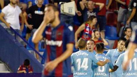 El Celta de Vigo ganó este lunes al Levante en LaLiga española. (Foto: EFE/ Miguel Angel Polo)