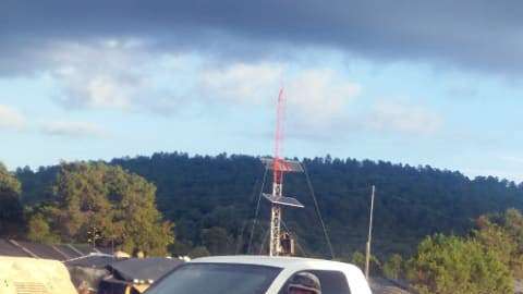 El cargamento fue custodiado por las fuerzas armadas.