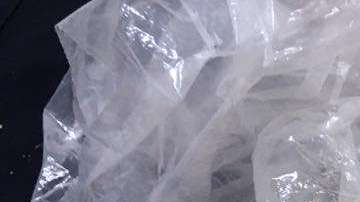 Las piezas de pan estaban repletas de la droga.