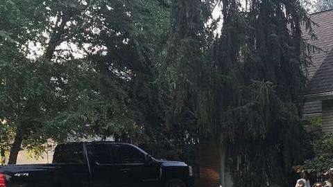 Parte de los prófugos al llegar a una casa