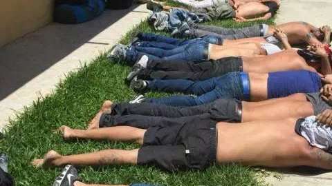 Integrantes del CJNG.