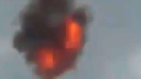 Momento de la explosión.