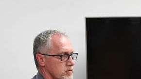 Christopher Watts en corte.  RJ Sangosti - Pool/Getty Images